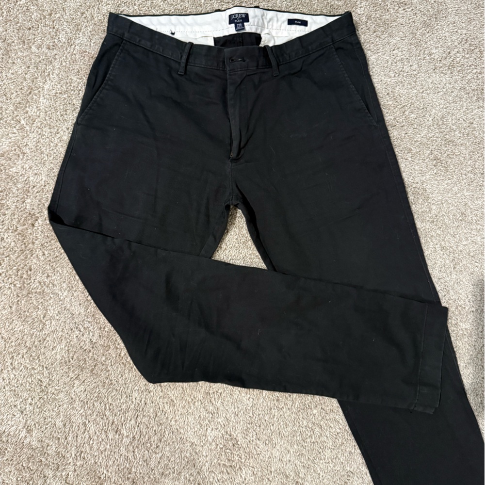 J. Crew Black Slim Fit Pants
